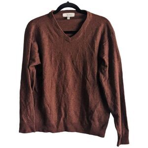 Turnbury Sweater extra large Orange Merino Wool fall work wear night out